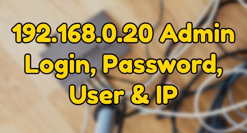 192 168 0 1 admin password admin